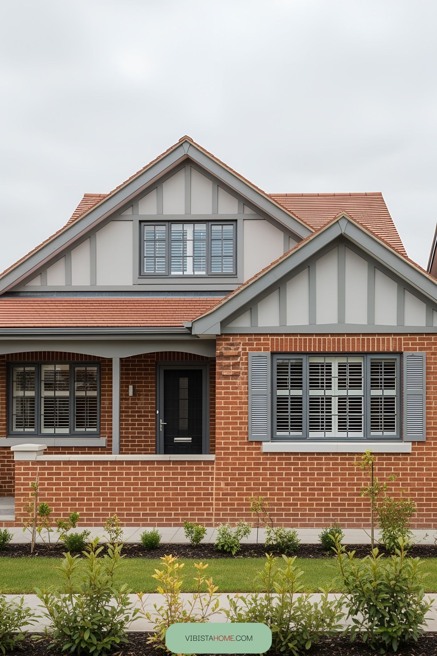 Classic brick bungalow with manicured garden