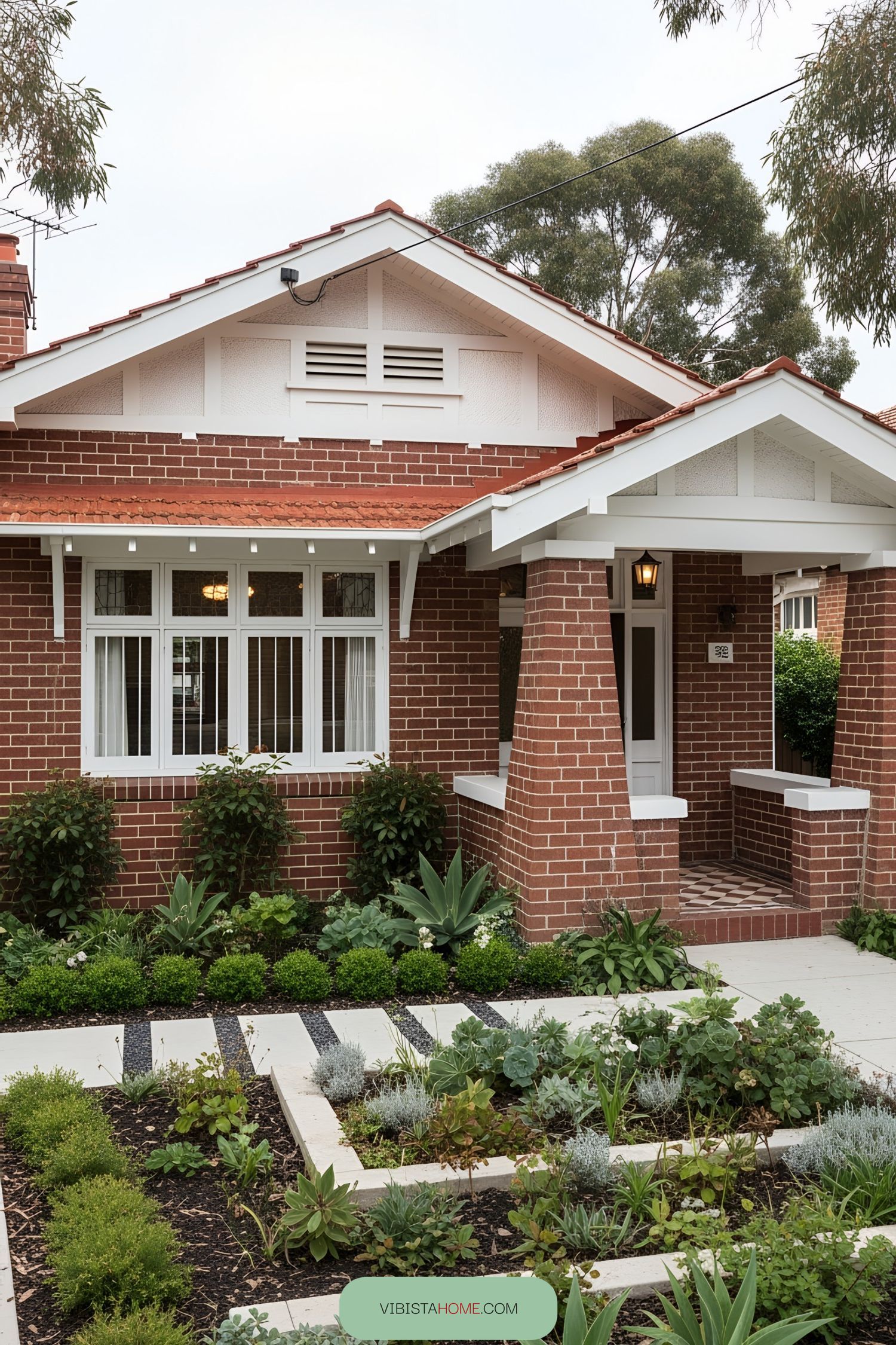 Classic brick bungalow with lush garden