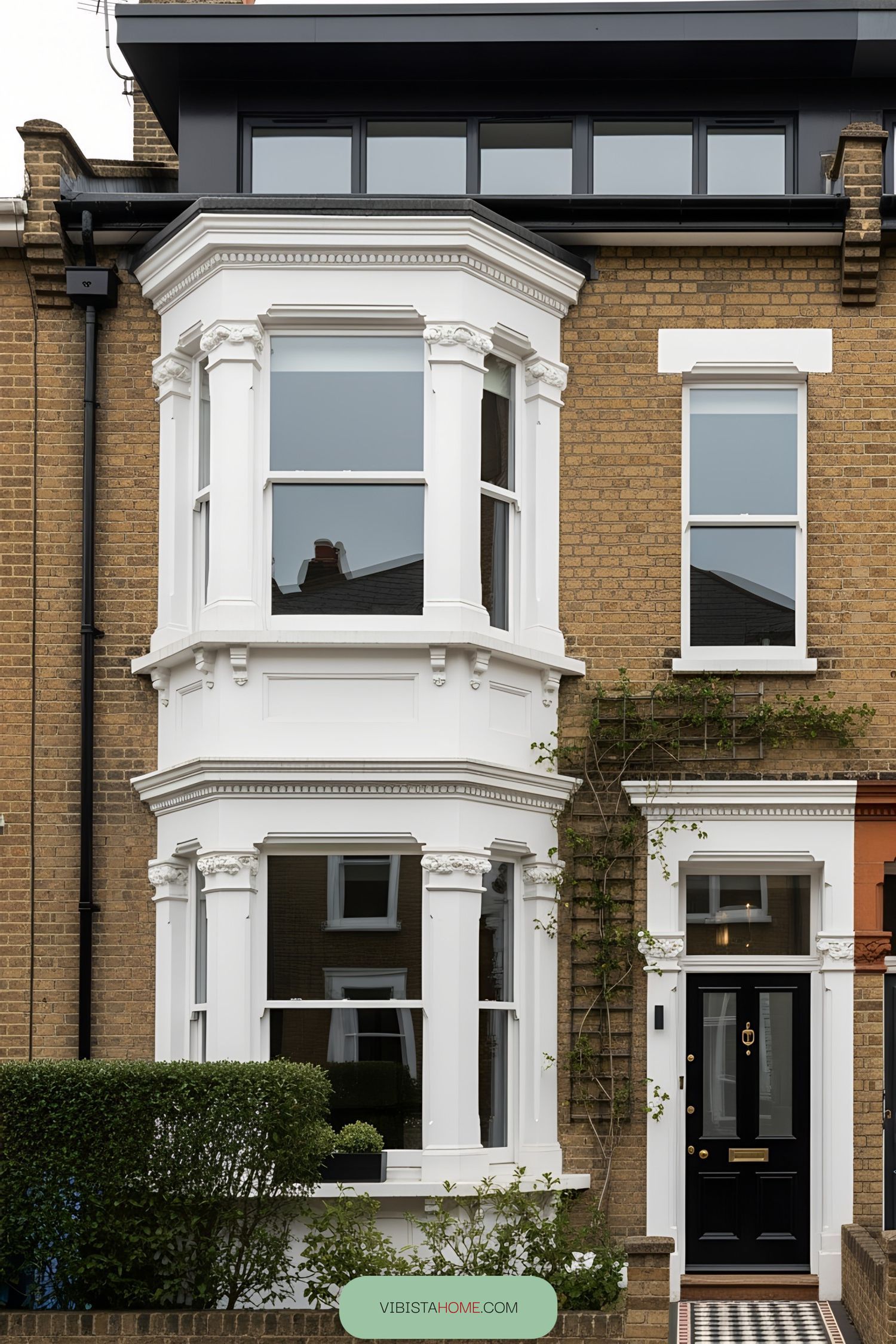 Victorian terrace with a bay window