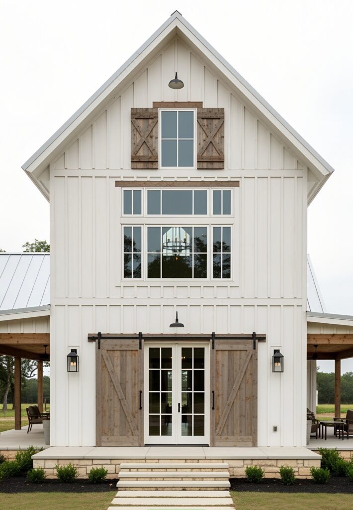 22 Stunning White Barn Houses for Your Pinterest Inspiration