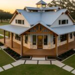 23 Stunning Barndominiums with Wraparound Porches