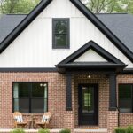 Charming Cottage Homes: Half Brick, Half Wood Siding