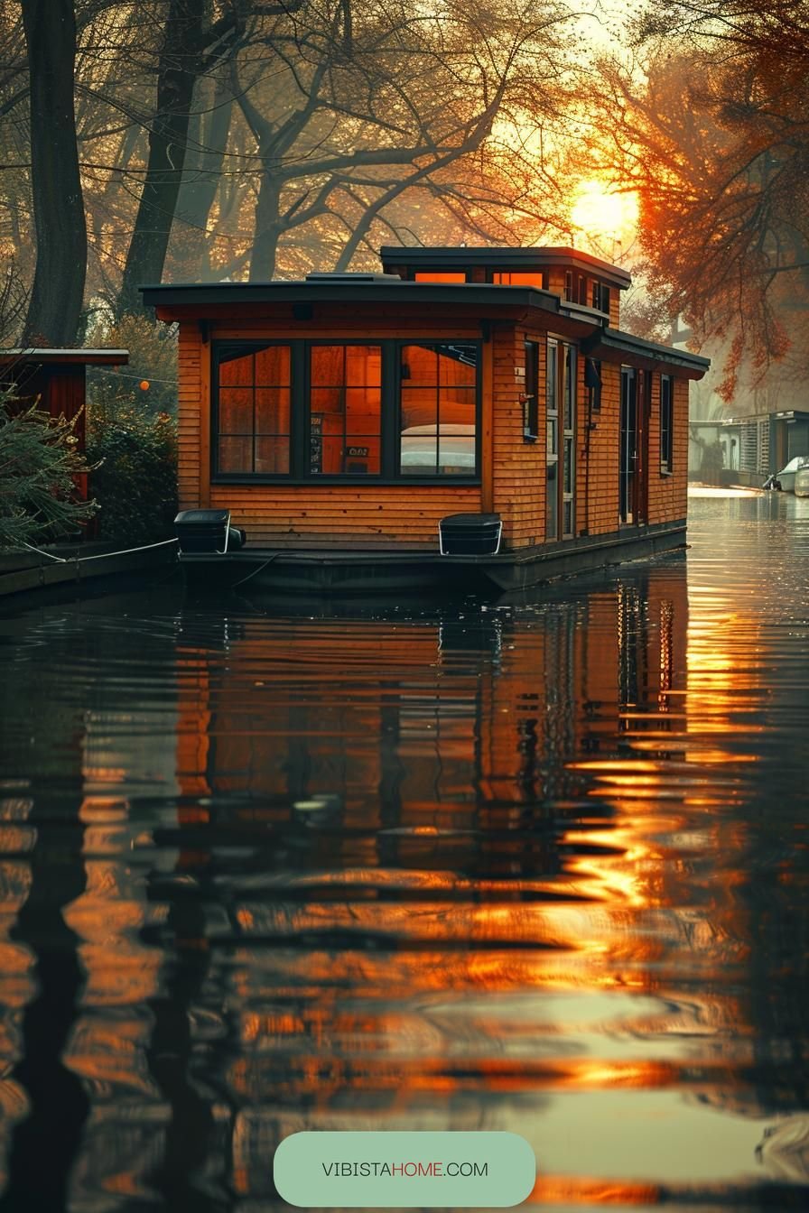 9. Houseboat Cabin That Floats - photo 3