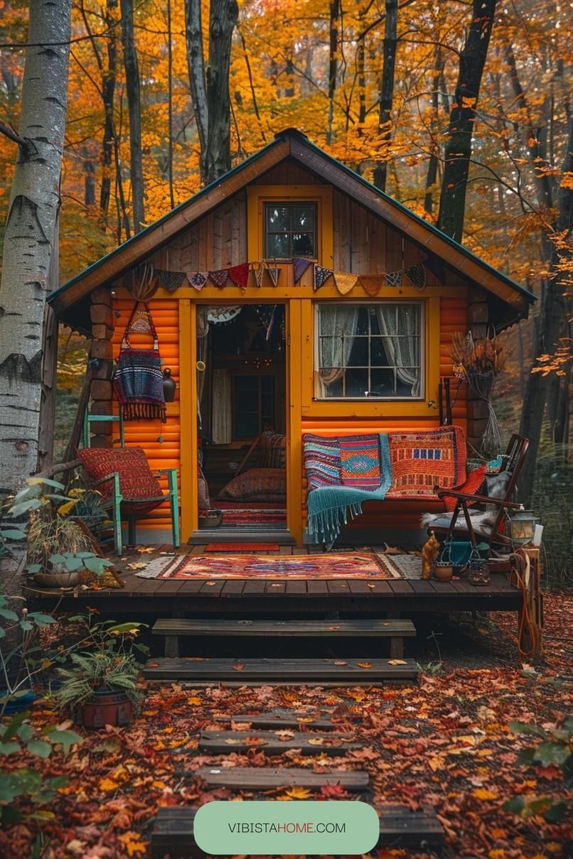 7. Colorful Forest Retreat Cabin - photo 3