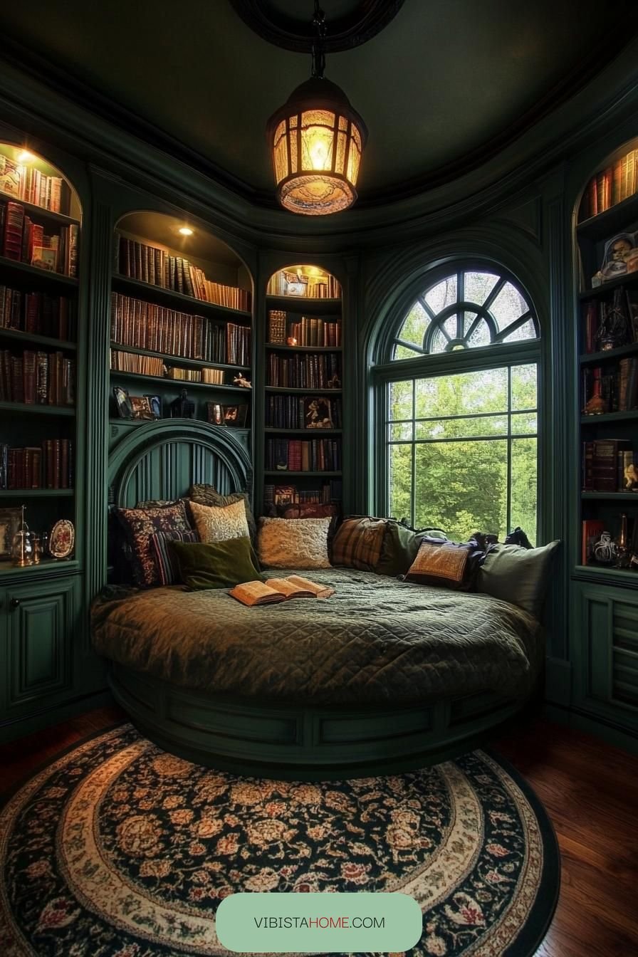 Velvet Alcove Under Moonlight