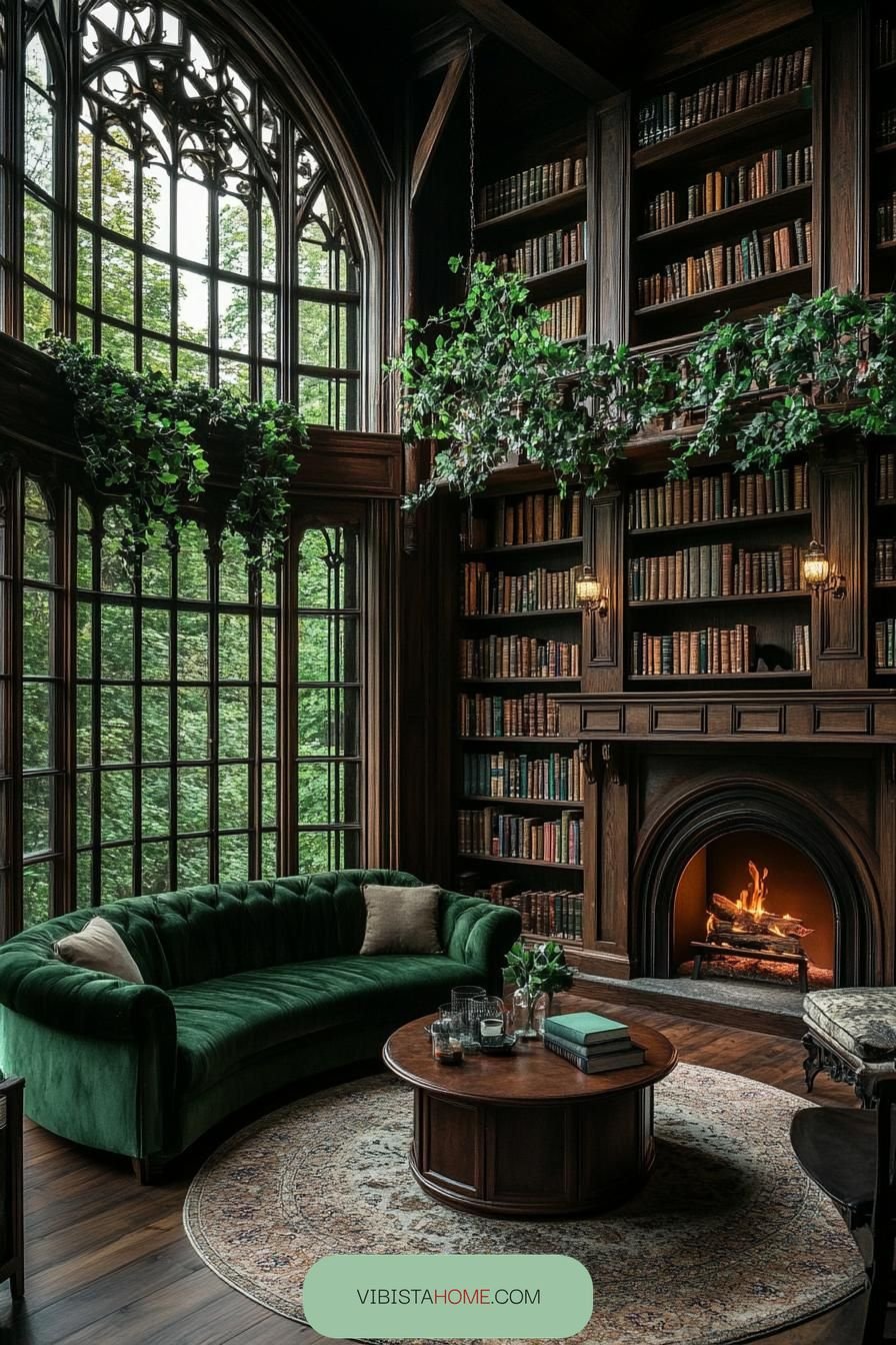 31 Dark Cottagecore House Interiors for a Moody Nostalgic Space