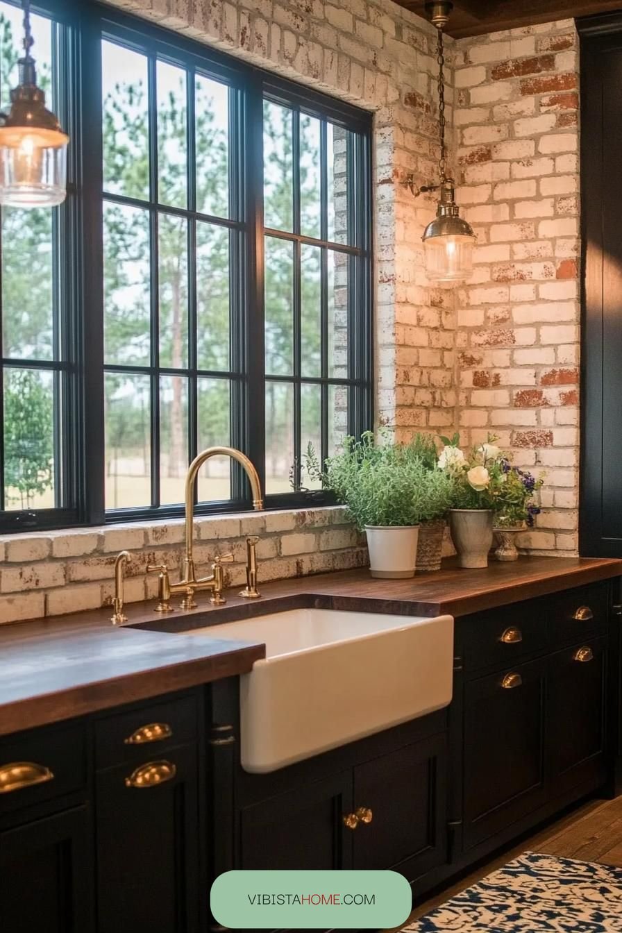 Brew Corner with Rustic Charm