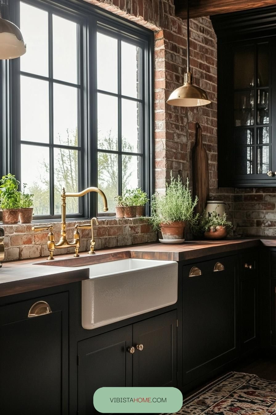 Herb Kitchenette, Rustic Style