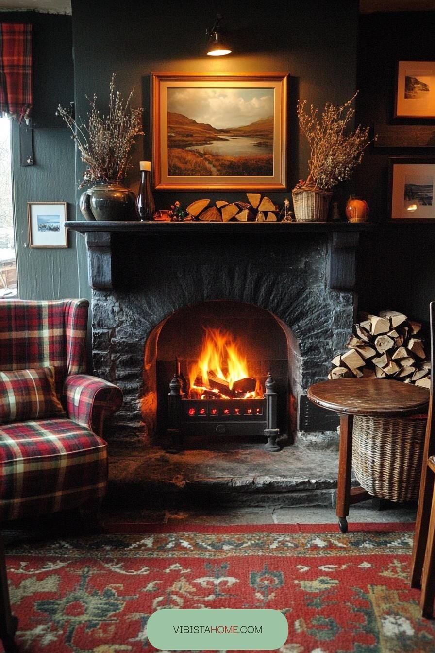 Fireside Retreat in Crimson Plaid