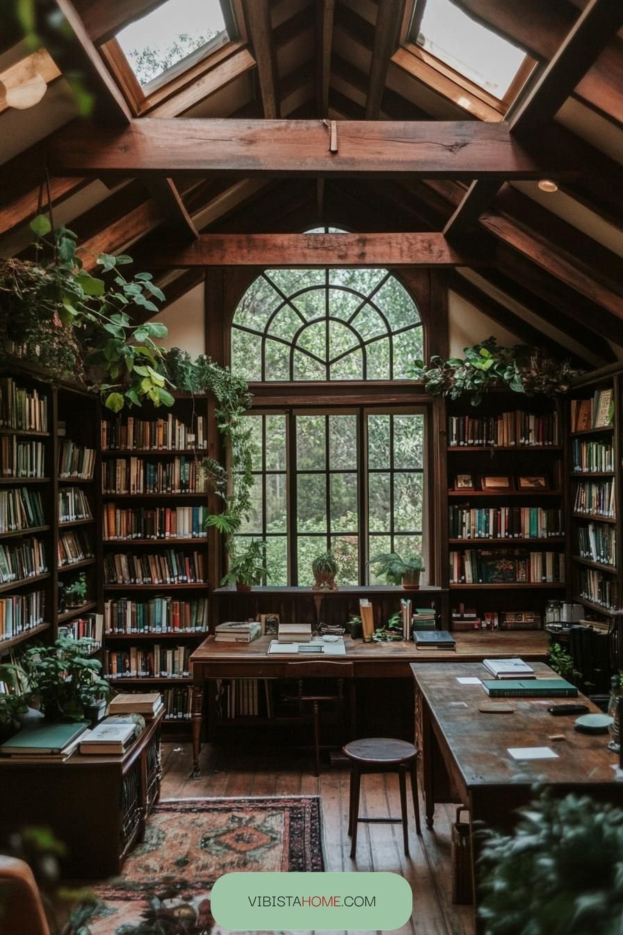 Study in Woodland Solace