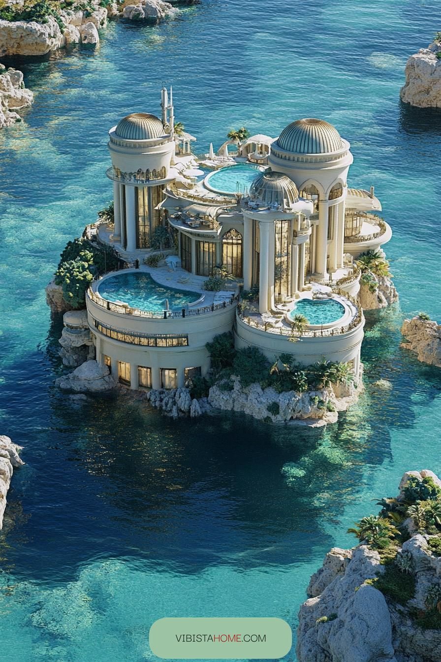 Oceanview Mansion Built Underwater