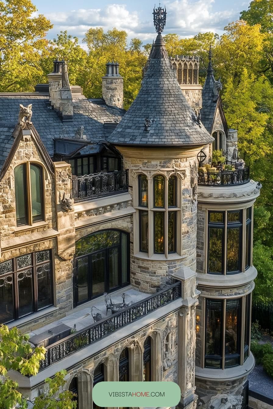 Castle-Style Mansion Hiding Secret Rooms