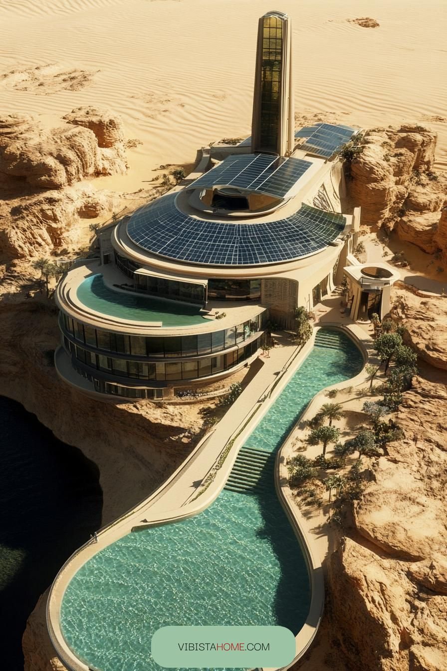 Solar-Powered Eco Mansion of the Future