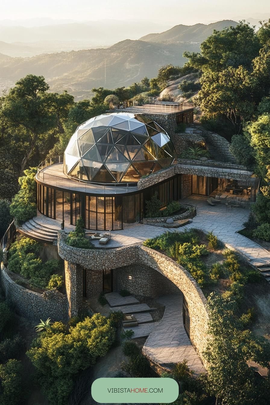 Hilltop Mansion With Rotating 360-Degree Rooms