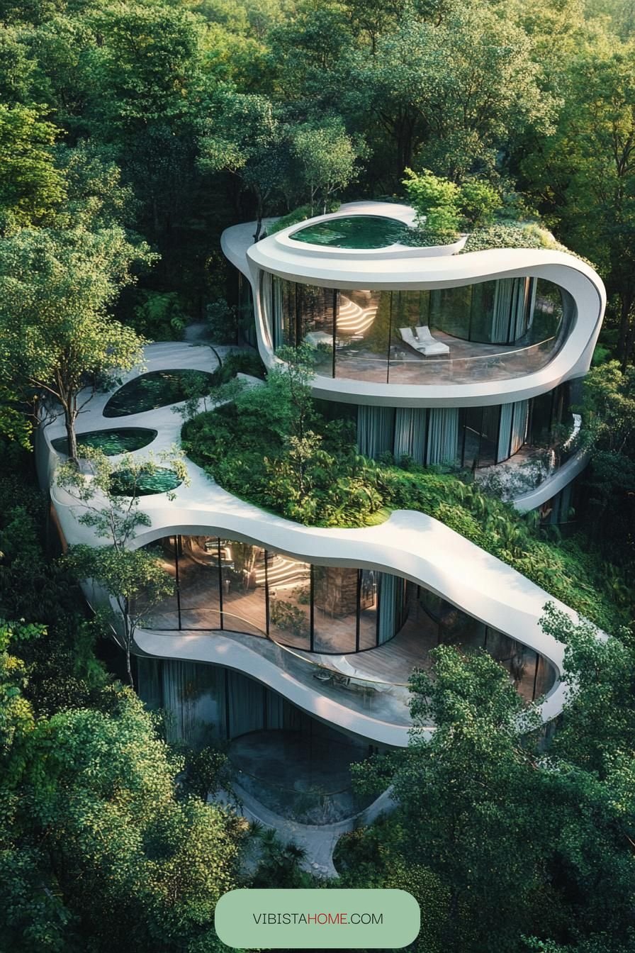High-Tech Mansion With Space Theme