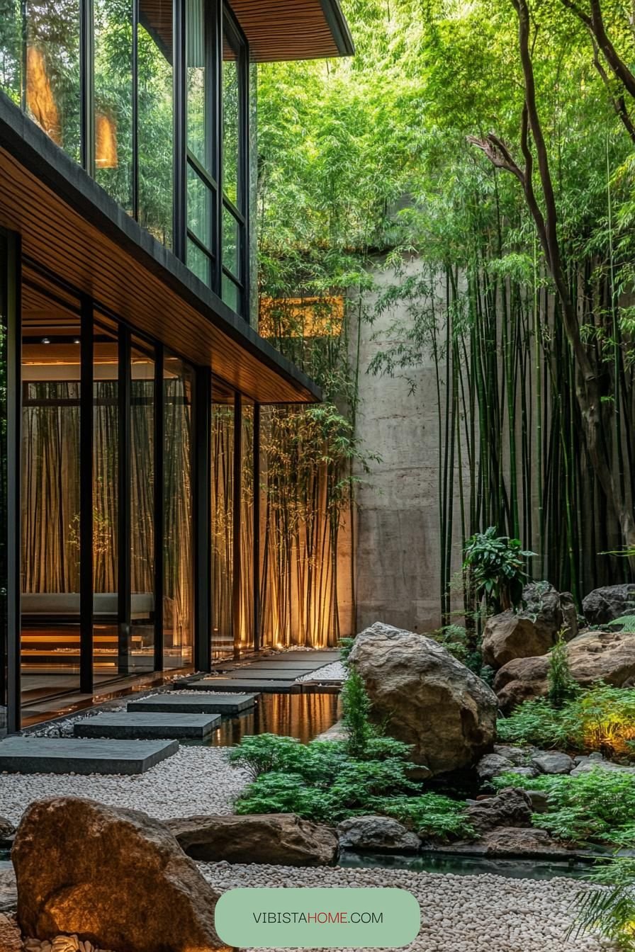 Minimalist Zen Garden Landscaping - photo 4