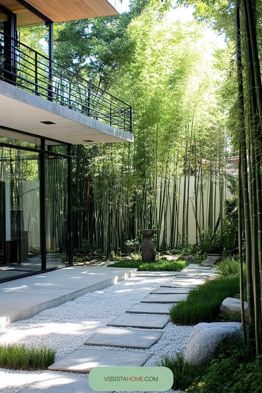 Minimalist Zen Garden Landscaping - photo 2