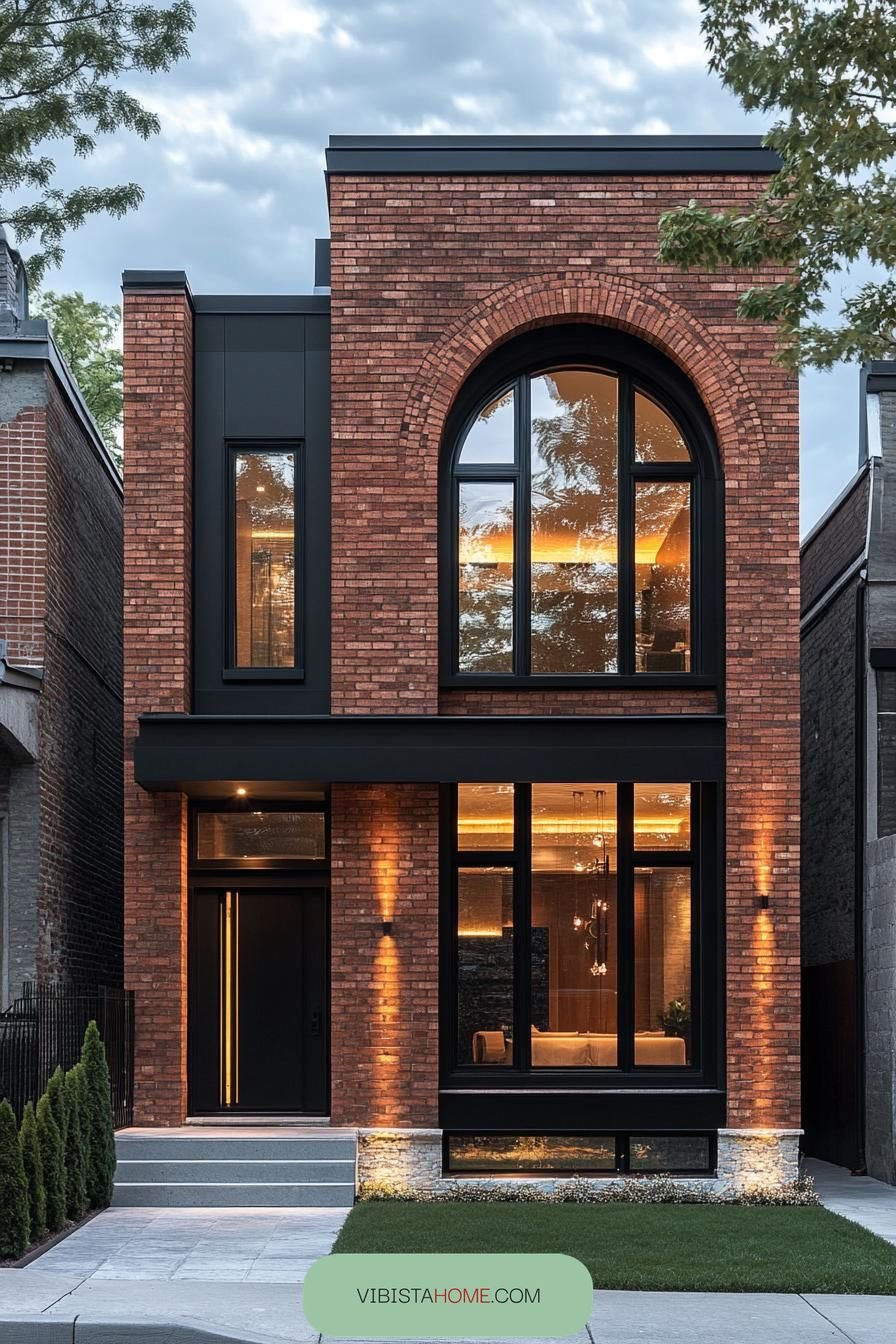 Brick House Windows with Style