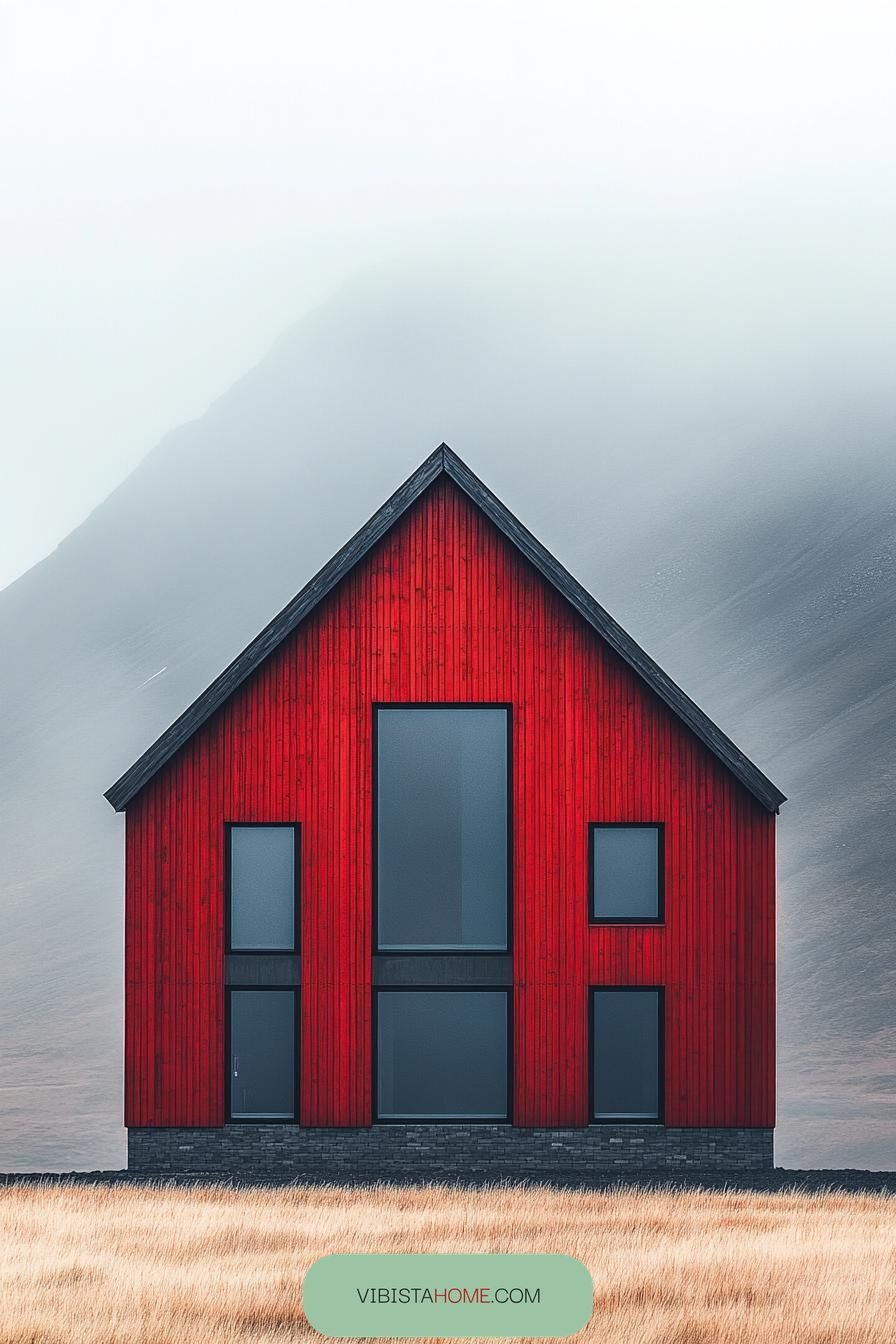 Misty Meadow Crimson Cabin