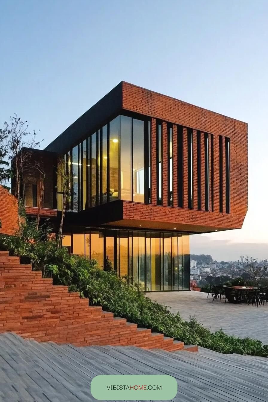 Brick Masterpiece with Panoramic Views