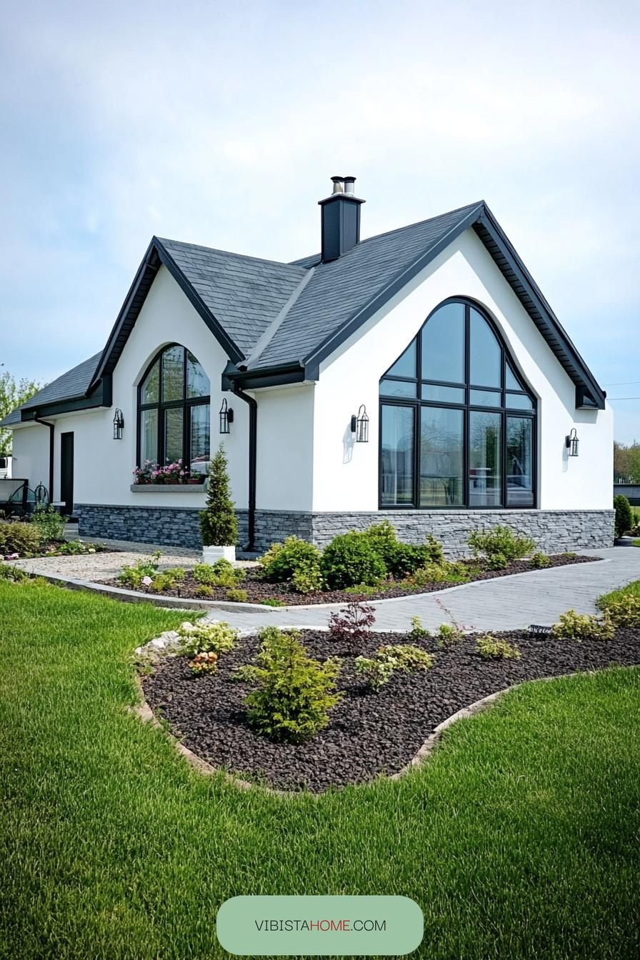 Modern Twist on a One Story Abode