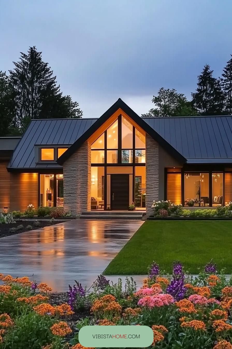 Dusk Views of Modern Elegance