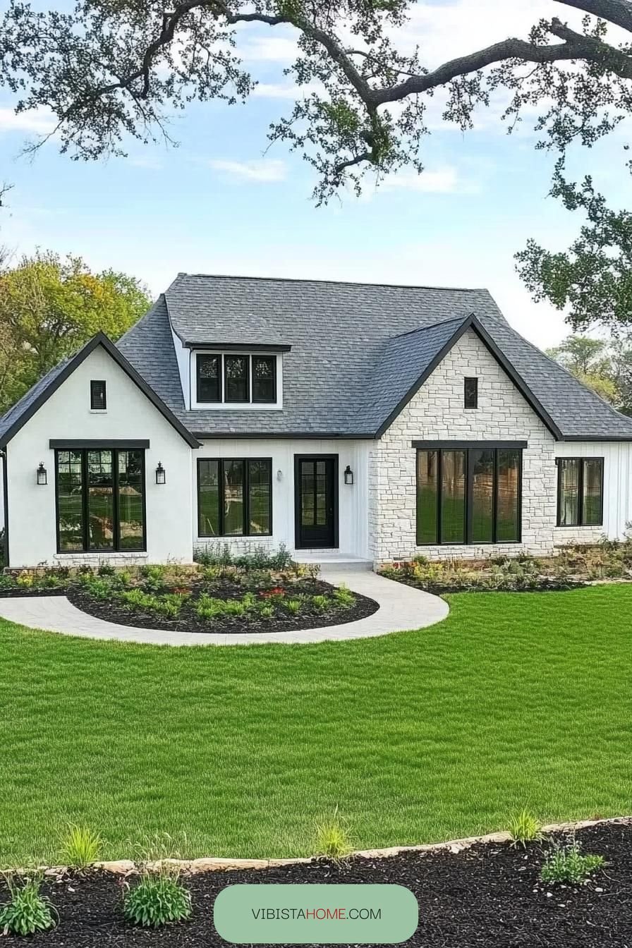 Modern Appeal in a One-Story Home
