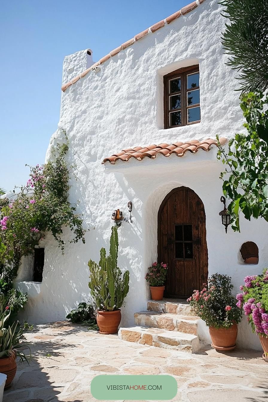 Whitewashed Bungalow Escape: Rustic Rhapsody