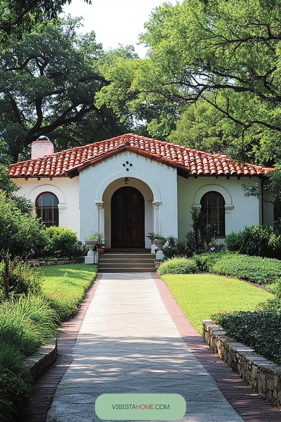 Hacienda Harmony in a Modern Bungalow