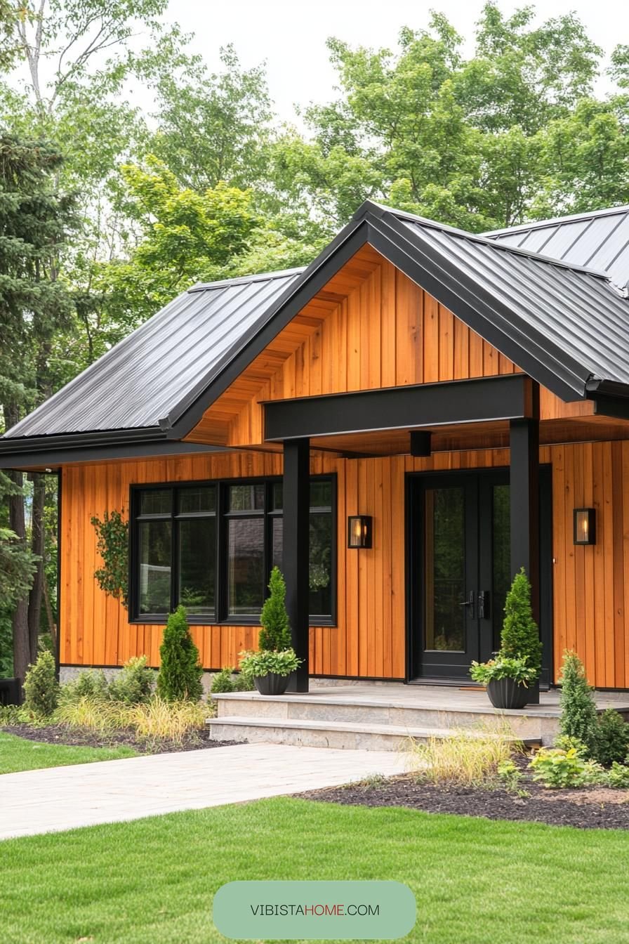 Woodland Wonder: Modern Bungalow Charm