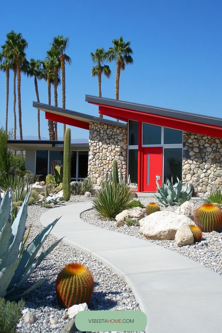Desert Delight in Pops of Red