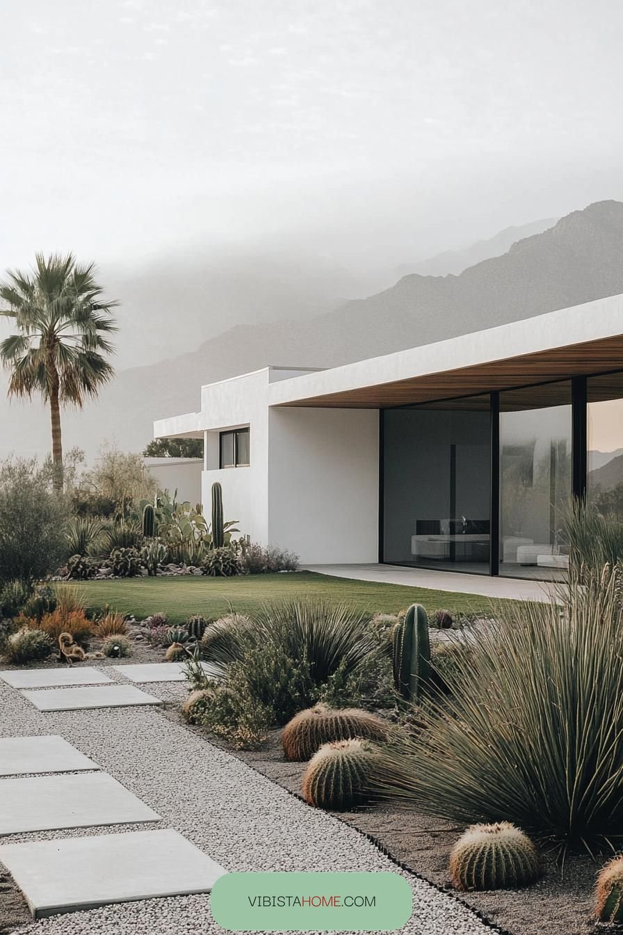 Modern Tranquility Desert Oasis