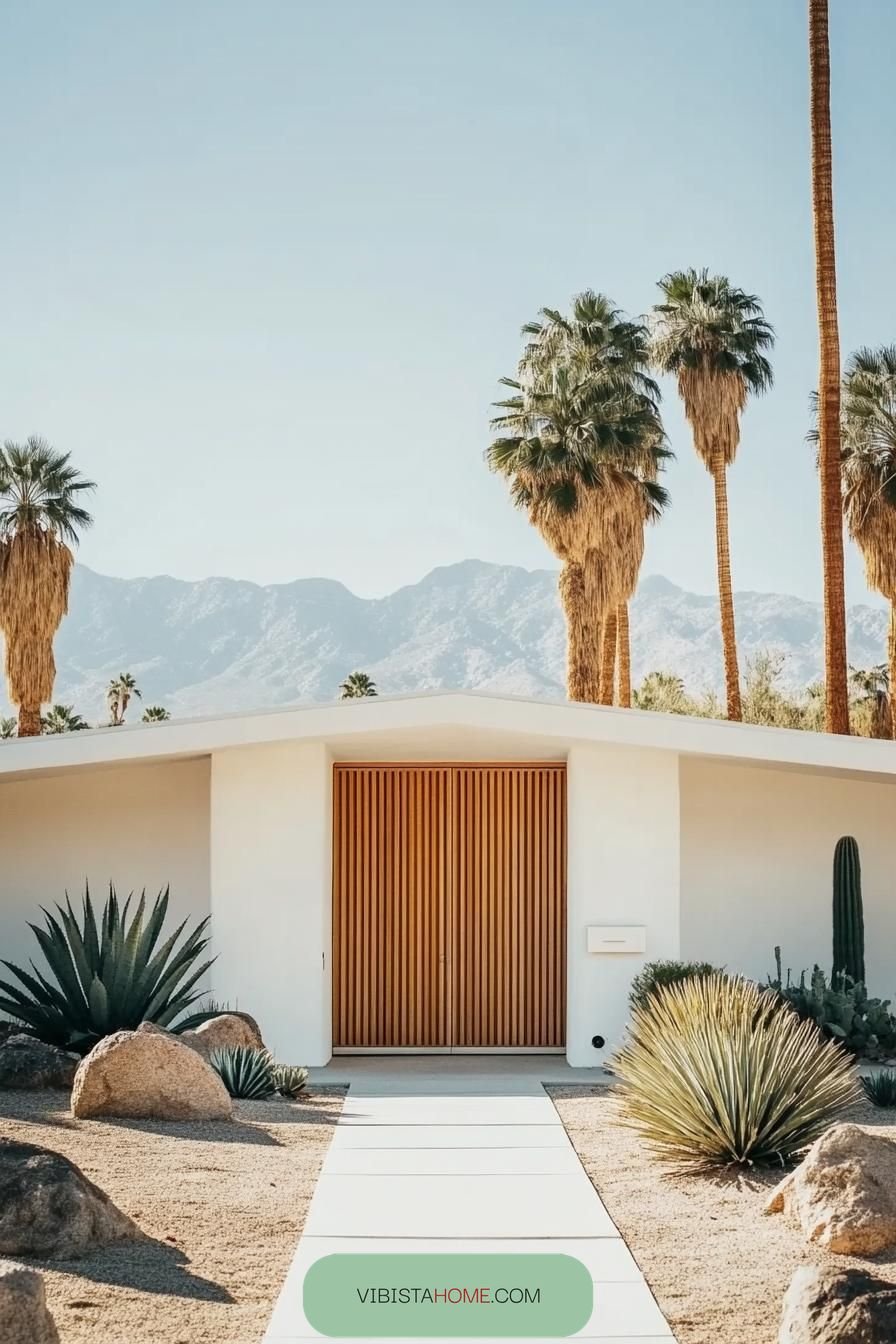 Modern Glitz Beneath Sandy Palms