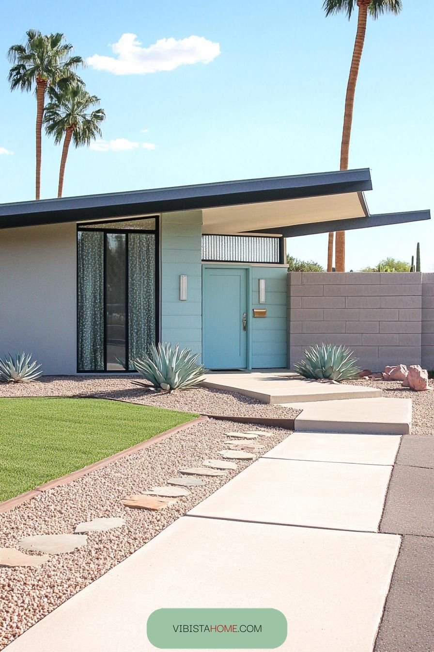 Desert Dreamhouse With Aqua Archways