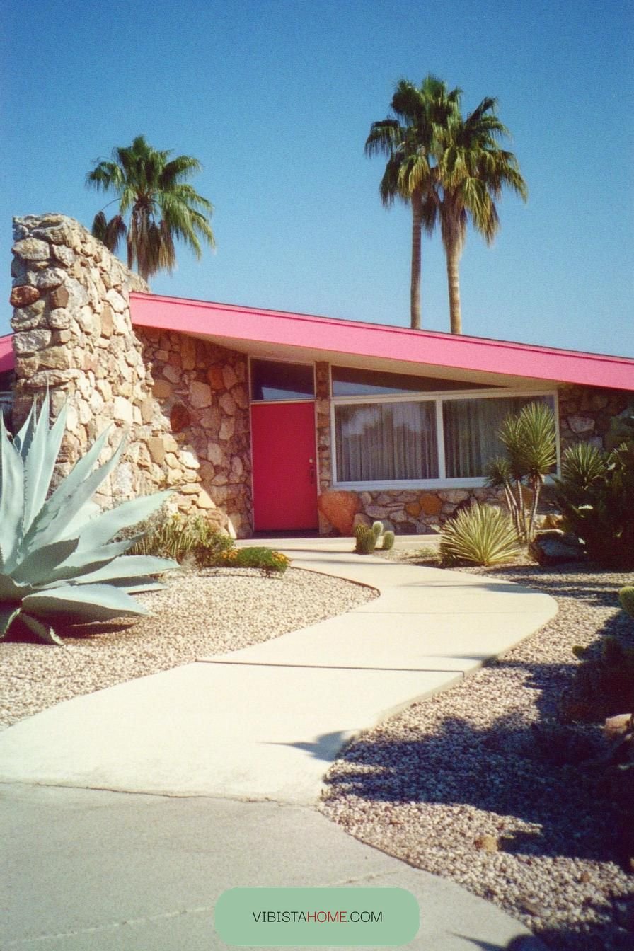Pink-Accented Cactus Castle