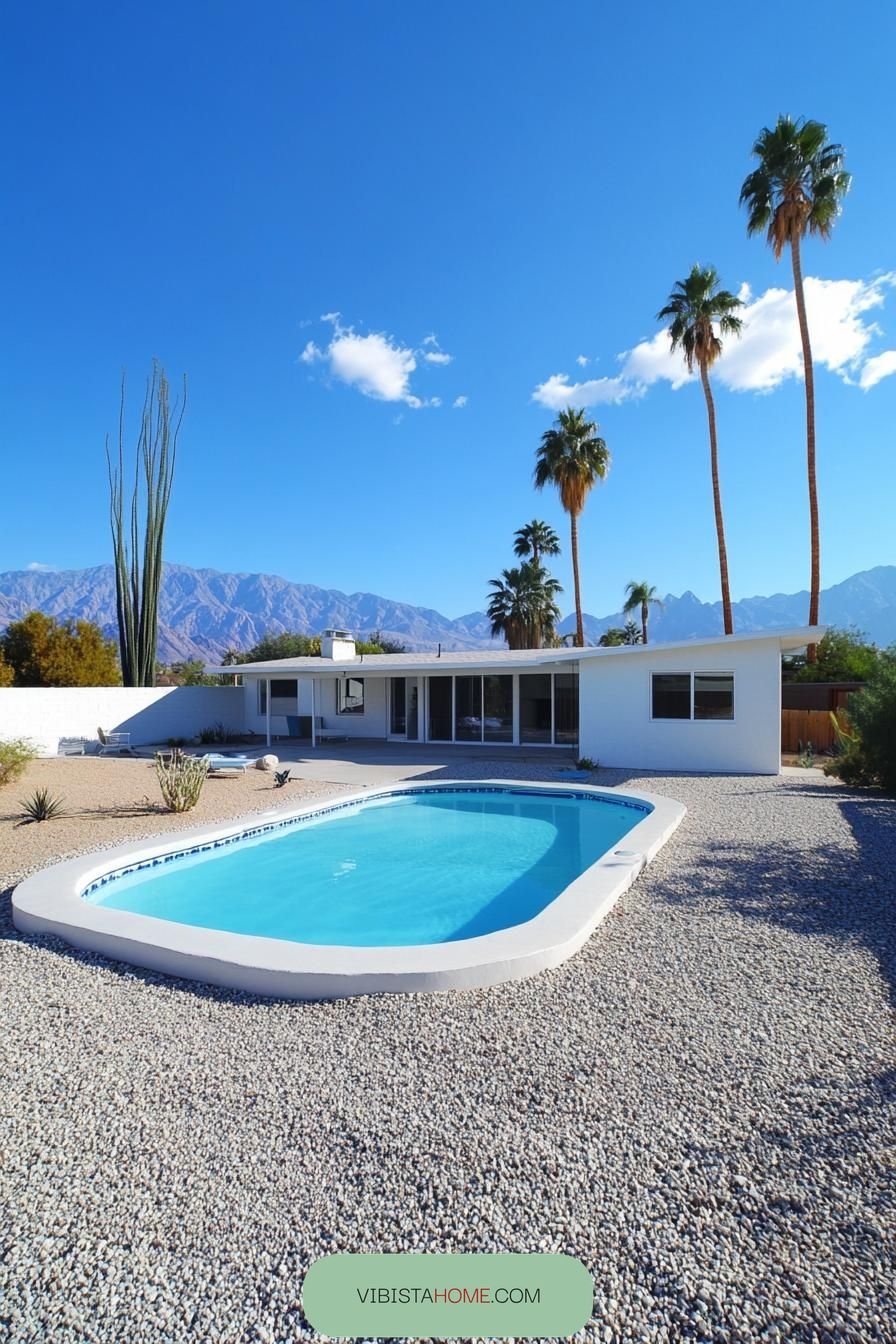 Retro Reflection Palm Springs Splash