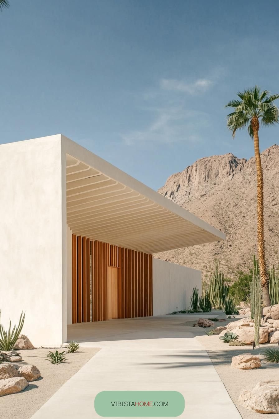 Sunlit Geometry Desert Retreat