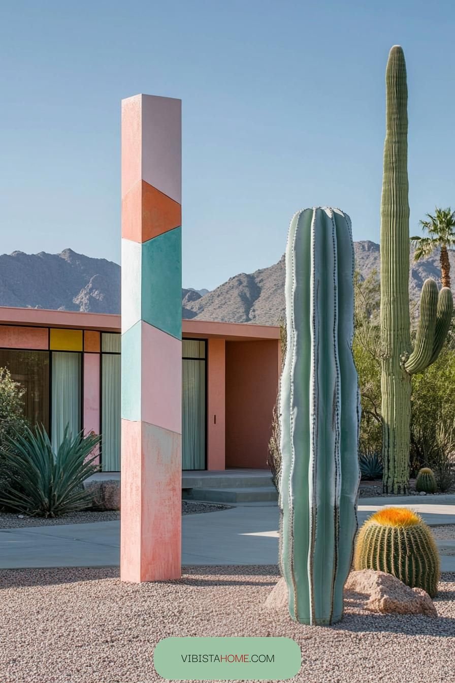 Desert Delight of Cacti and Colors