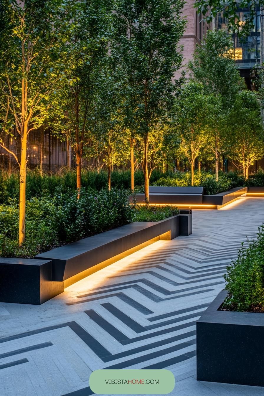 Whimsical Garden Escape Under Starlight