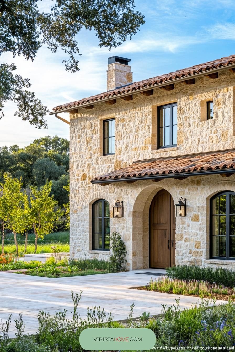 Sunny Stone Escape with Character