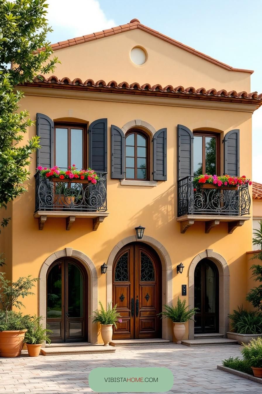 Floral Flair in a Sunlit Oasis