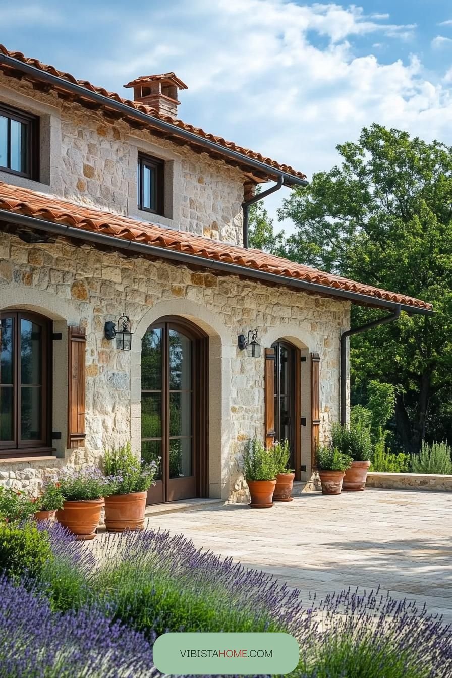 Stone-Nestled Terracotta Dream