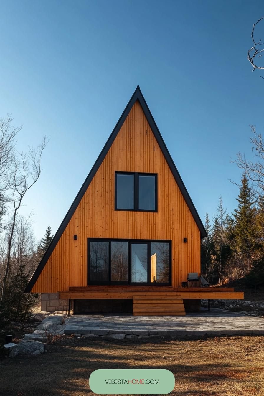 41) Serene A-Frame in Nordic Woods