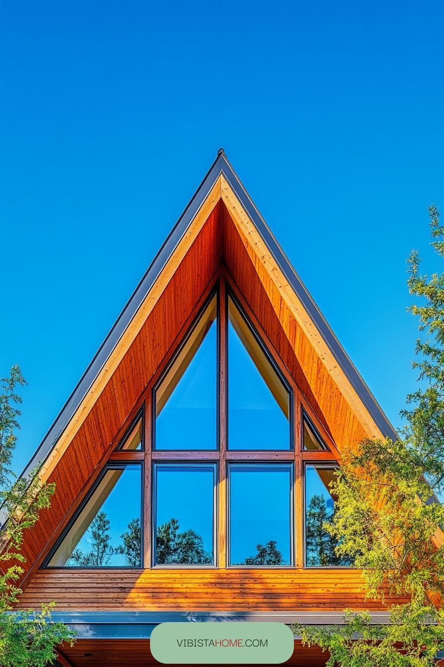 42) A-Frame Splendor Beneath Nordic Skies