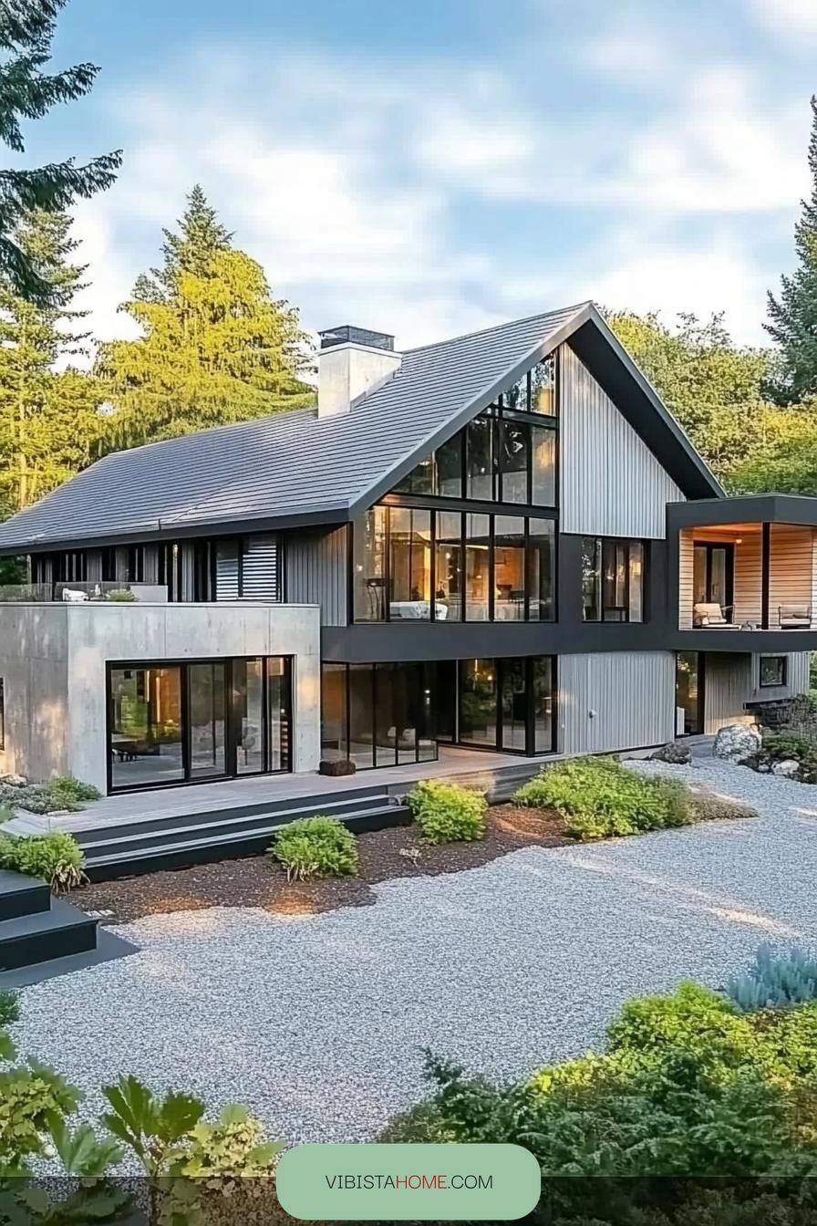 26) Architectural Marvel in Scandinavian Modern Style