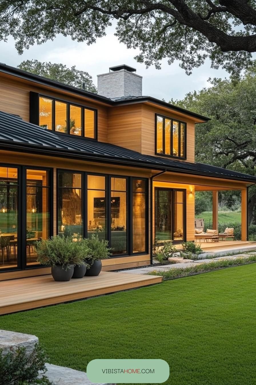 2) Modern Scandinavian House in Tune with Nature