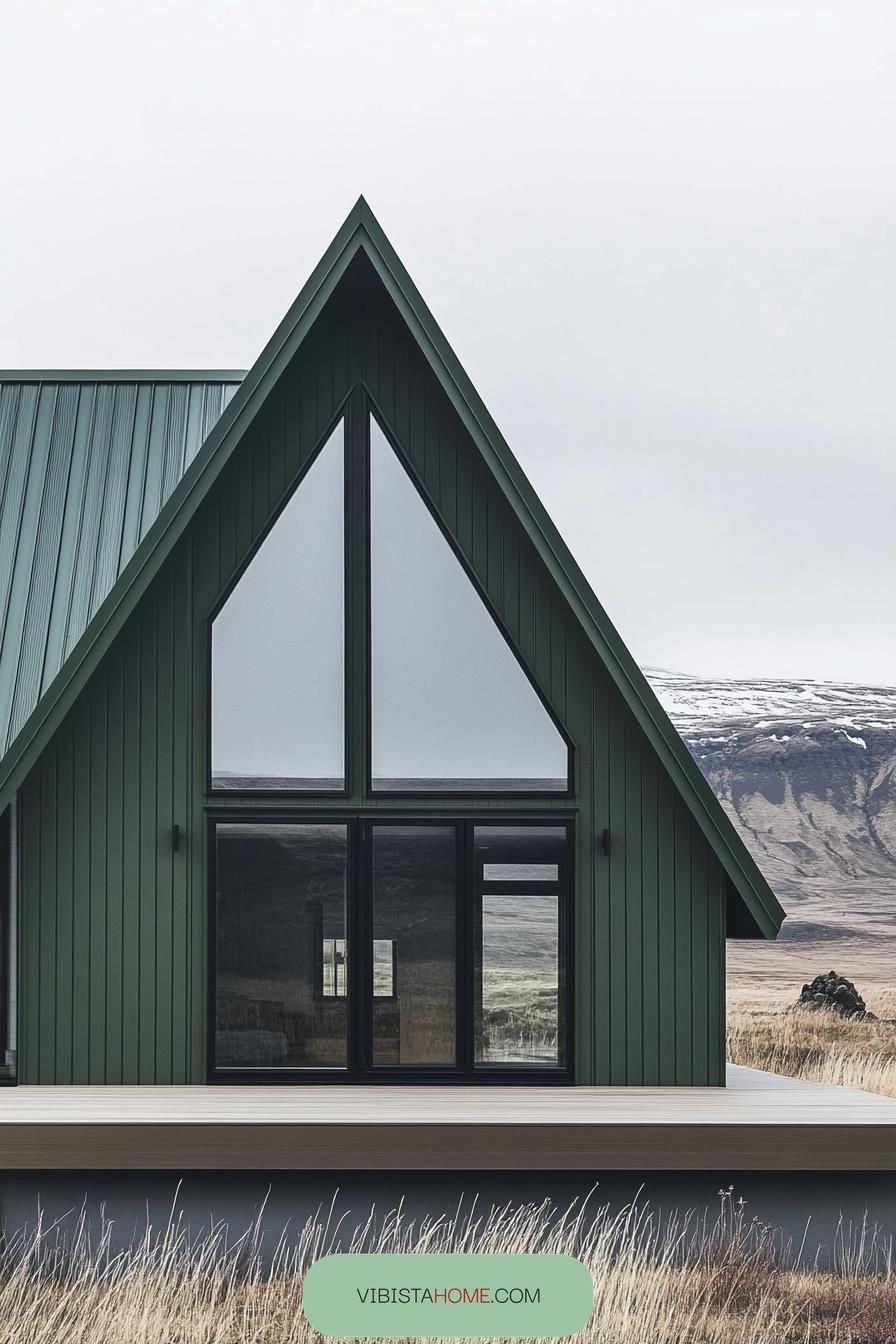 20) The Scandinavian Modern House Triangular Dreamscape
