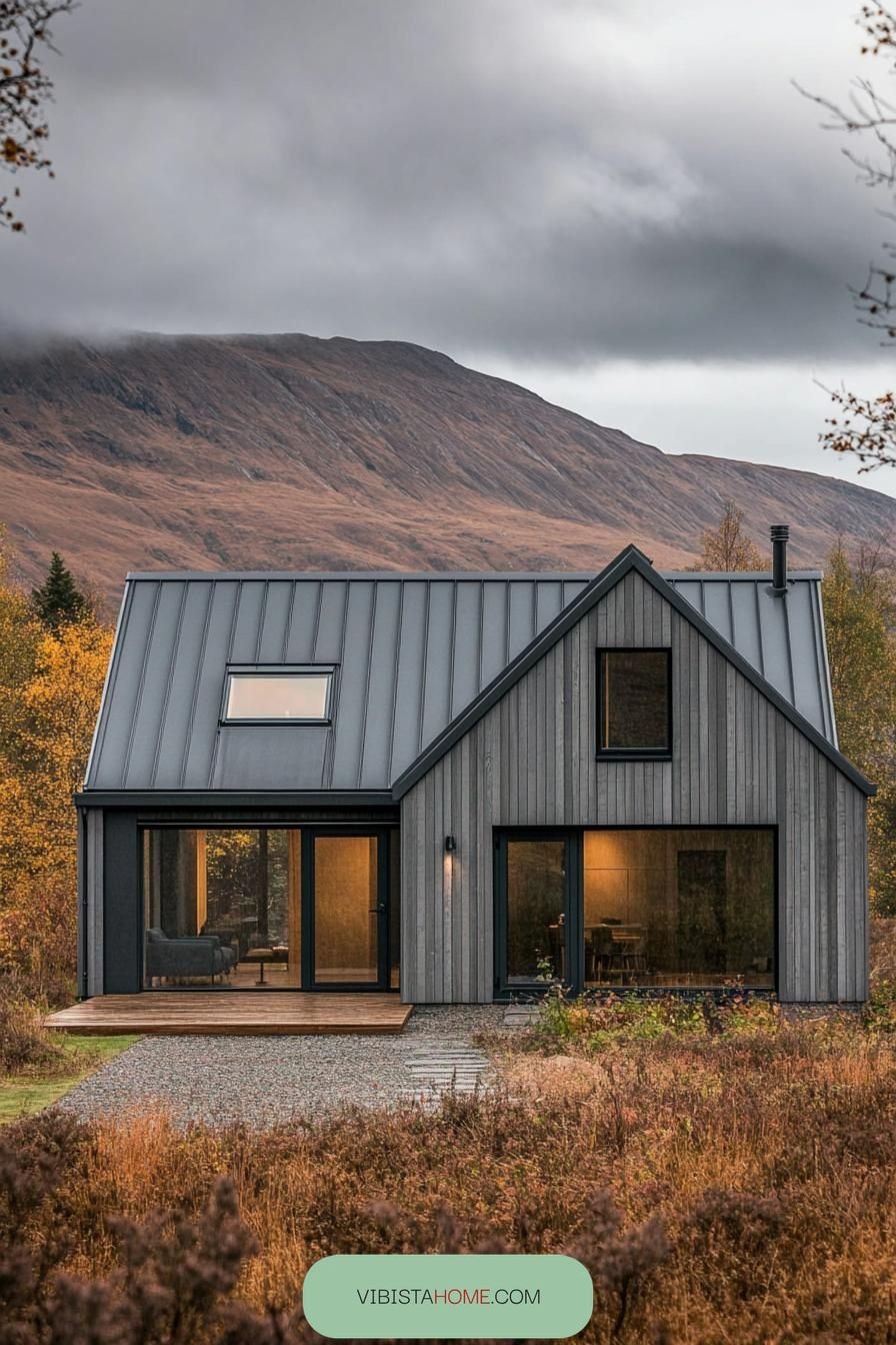 43) Nordic Chic Retreat Surrounded by Nature