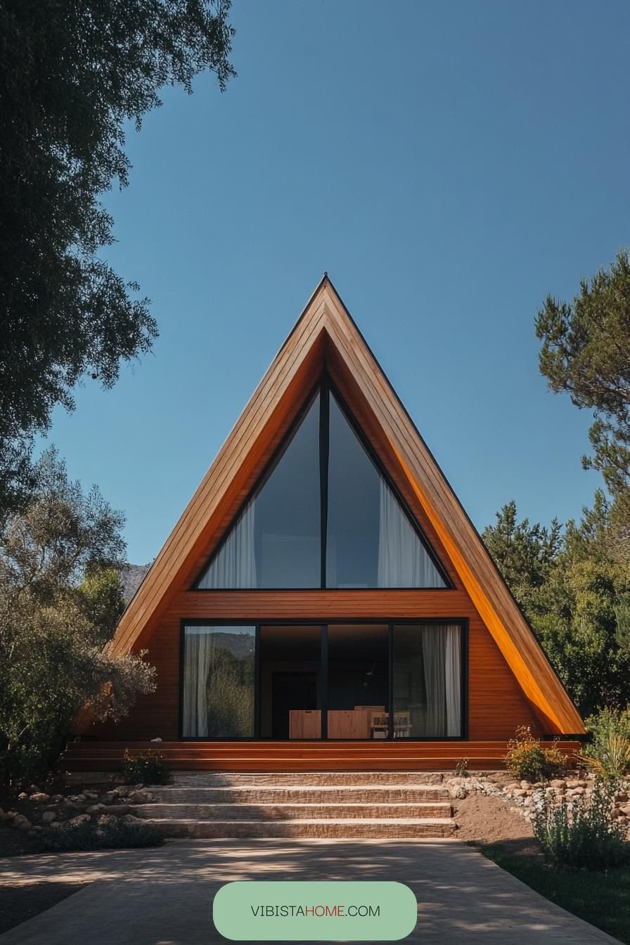 40) Scandinavian Style A-Frame Wonder