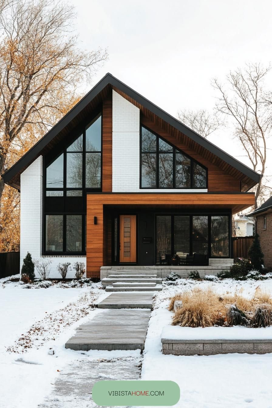 63) Chic Winter Retreat, Scandinavian Style